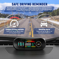 Universal P18 GPS HUD Gauge Car Digital Head Up Display Speedometer Alarm 1 Pc