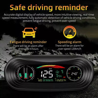 Universal P18 GPS HUD Gauge Car Digital Head Up Display Speedometer Alarm 1 Pc