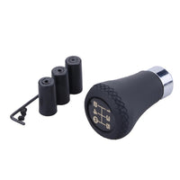 Universal PU Leather 5 Speed Gear Shift Knob Manual Transmission Shifter Lever Stick