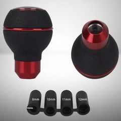 Universal PU Leather 5 Speed Gear Shift Knob Manual Transmission Shifter Lever Stick
