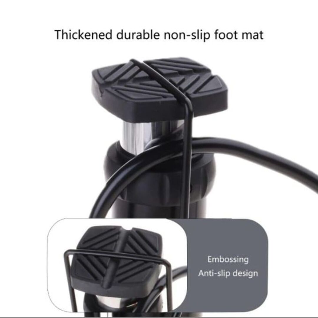 Universal Portable Air Tyre Pressure Pump Single Cylinder Foot Pump For Bike And Car in Premium Quality