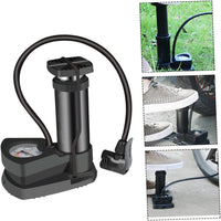 Universal Portable Air Tyre Pressure Pump Single Cylinder Foot Pump For Bike And Car in Premium Quality