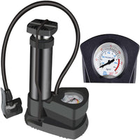 Universal Portable Air Tyre Pressure Pump Single Cylinder Foot Pump For Bike And Car in Premium Quality