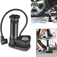 Universal Portable Air Tyre Pressure Pump Single Cylinder Foot Pump For Bike And Car in Premium Quality