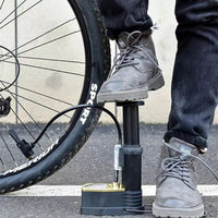 Universal Portable Air Tyre Pressure Pump Single Cylinder Foot Pump For Bike And Car in Premium Quality