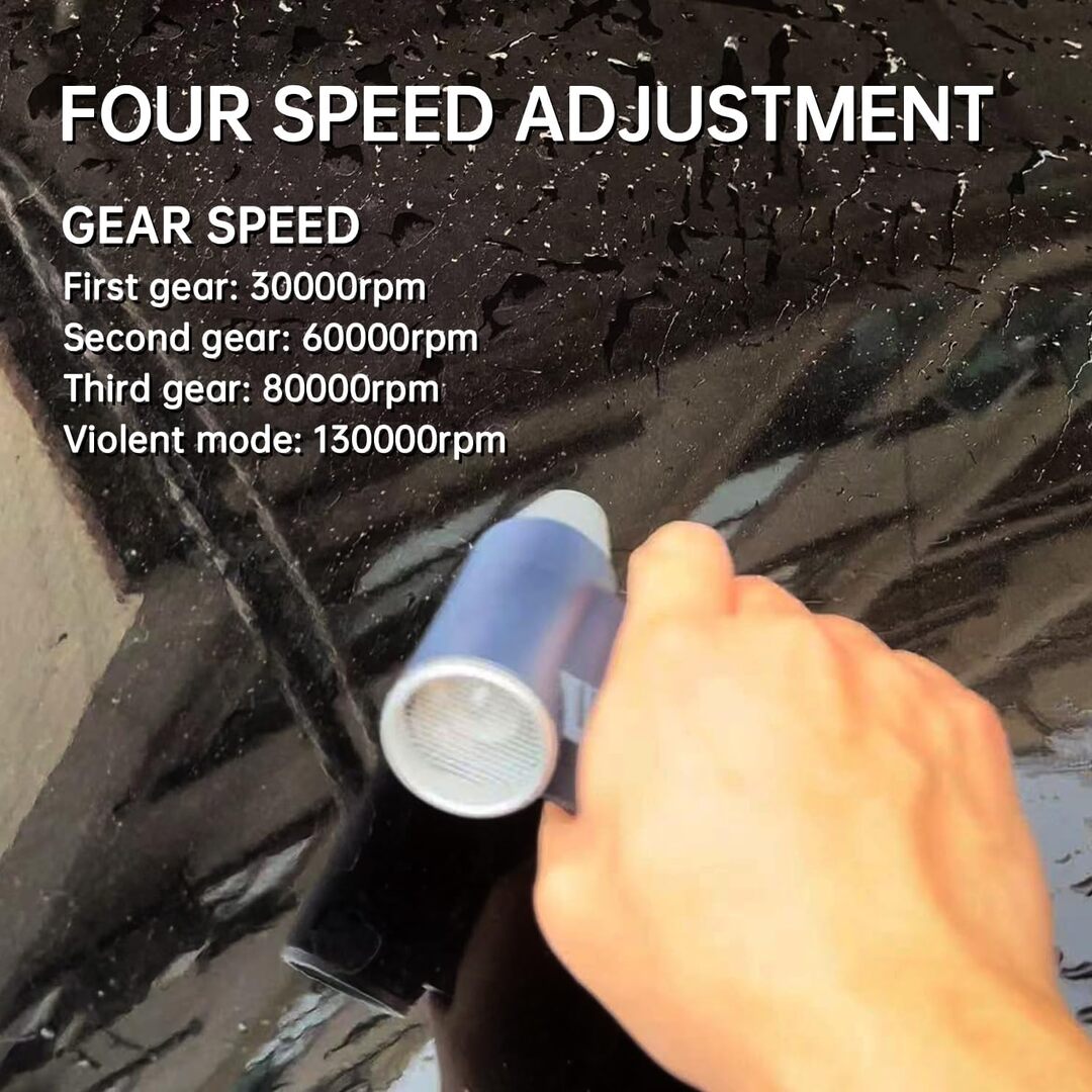 Universal Portable Car Dryer Jet Blower With 4 Gear Adjustment Super High Speed 1 Pc