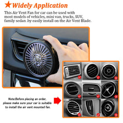 Universal Portable Mini Tire Shape Car Fan 3 Speeds Usb Fan For Car 1 Pc
