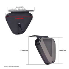 Universal RGB 3rd Brake Lamp F1 Style V Shape Tail Light For All Vehicles 1 Pcs