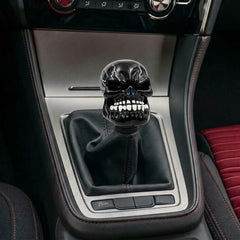 Universal Skull Gear Knob Gear Shift Knob Manual Transmission Shifter Lever Stick(Black)