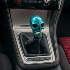Universal Skull Gear Knob Gear Shift Knob Manual Transmission Shifter Lever Stick(Frozen)