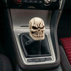 Universal Skull Gear Knob Gear Shift Knob Manual Transmission Shifter Lever Stick(Skin)