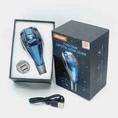 1 Pc Universal Suzuki Crystal Shape Gear Knob Car LED Handball Crystal Touch Activated