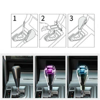 1 Pc Universal Toyota Crystal Shape Gear Knob Car LED Handball Crystal Touch Activated