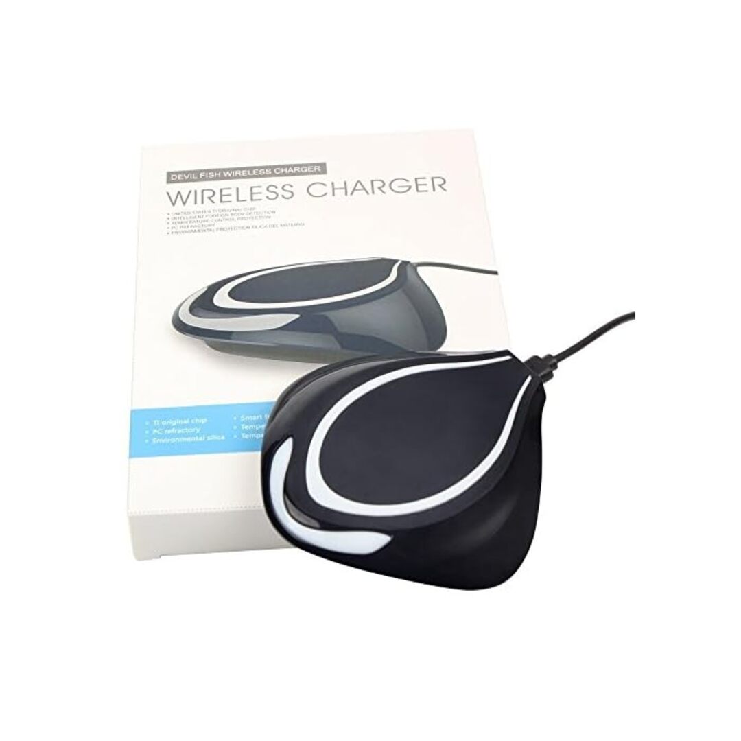 Universal Wireless Charger Fly Fish Shape Qi Wireless Charging Pad For Car 1 Pc