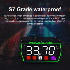 Universal 5in1 Motorcycles digital RPM Time Weather temperature Voltage Stopwatch meter Mini LED Digital Display meter