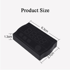 Universal 5in1 Motorcycles digital RPM Time Weather temperature Voltage Stopwatch meter Mini LED Digital Display meter