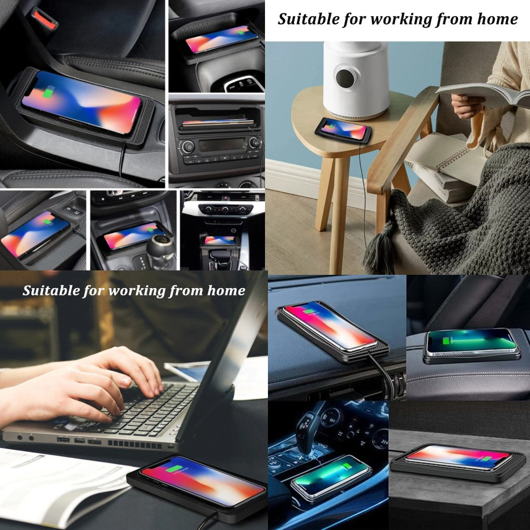 1 Pc Universal 20W/5A Car Mobile Wireless Charger Matt In Premium Quality