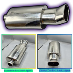 Universal Car Performance Exhaust In High Premium Quality 1 Pc