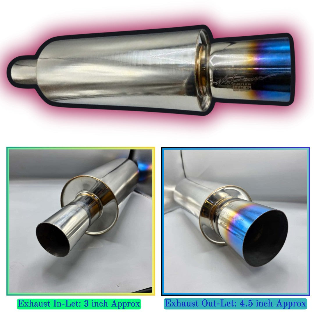 Universal Car Performance Exhaust In High Premium Quality 1 Pc