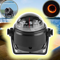 1 Pc Universal Electronic LED Car Compass For Car Navigation