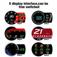 Universal F8 OBD2+GPS HUD Gauge Car Digital Head Up Display Speedometer Turbo RPM Alarm 1 Pc