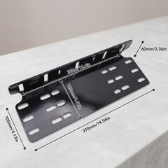 Universal Front Bumper License Plate Mount Bracket 4x4 LED Work Light Fog Light Holder