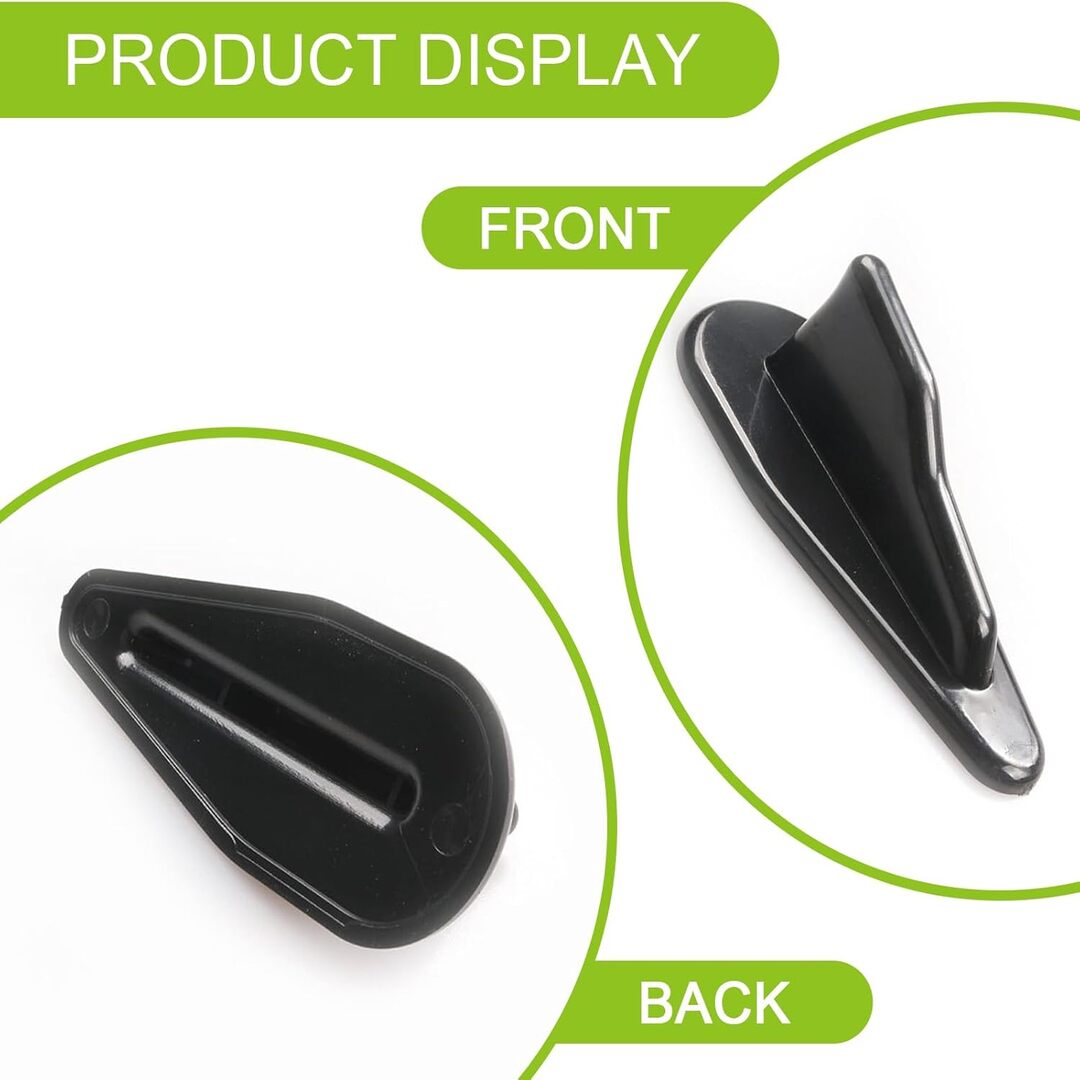 Universal Car Roof Shark Fin Spoiler Wings For Decoration 10 Pcs Set