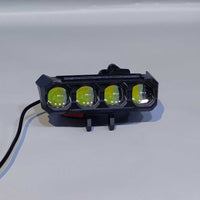 1PCS TFMOTO 4 SMD Spotlight 20 Watt Lens Devil Eye Dual Color Beam Fog Lights With Free Switch