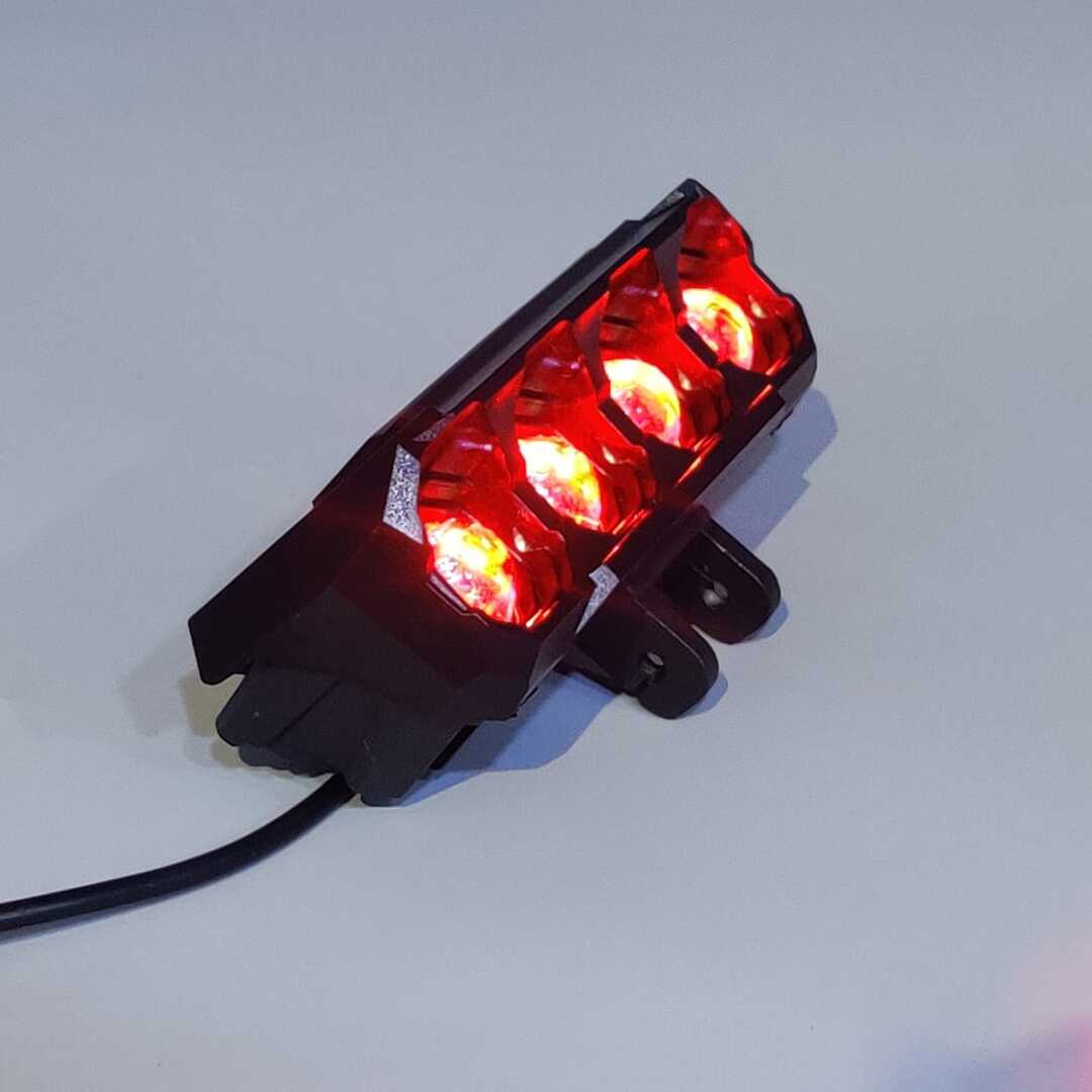 1PCS TFMOTO 4 SMD Spotlight 20 Watt Lens Devil Eye Dual Color Beam Fog Lights With Free Switch