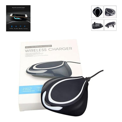 Universal Wireless Charger Fly Fish Shape Qi Wireless Charging Pad For Car 1 Pc