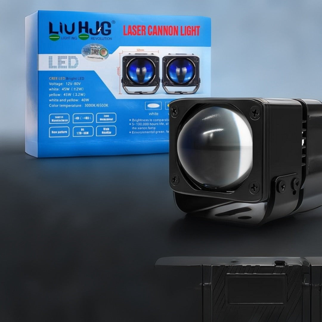 1 Pc Universal HJG WD04 Model Ultra Bright 45W Led Mini Laser Cannon Fog Light