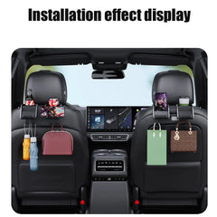 Universal 3 in 1 Car Seat Multifunctional Cup Holder Cell Phone Holder Car Headrest Hook Storage Box For Car