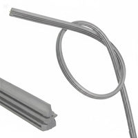 2 Pcs Set Universal Wind Screen Wiper Silicone Rubber In Premium Quality Grey