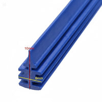 2 Pcs Set Universal Wind Screen Wiper Silicone Rubber In Premium Quality Blue