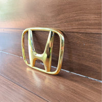 1 Pc Universal J01 Model HONDA Gold Edition Logo In Premium Quality