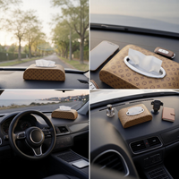 1 Pc Universal Car Dashboard Tissue Box In Premium Quality (Brown)