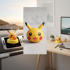 1 Pc Universal Car Interior Dashboard Fragrance Pokemon Pikachu Style in Premium Quality