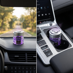 1 Pc Universal Black Odor Luxury Car Perfume Modern Car Fragrance Soft Bubble Gel Perfume For Car Diffuser Long Lasting Dashboard Perfume (Black Current)