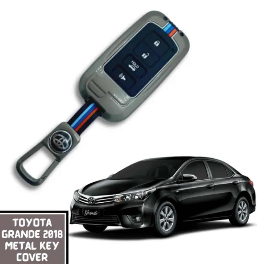 Toyota Corolla Grandy 2018-2023 Model Premium Quality Metal Key Remote Cover