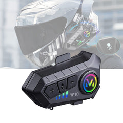 V10 Helmet Talk Motorcycle Wireless Helmet Bluetooth with CVC Noise Reduction Music Control Response Function for motorcycle helmet 1 PC