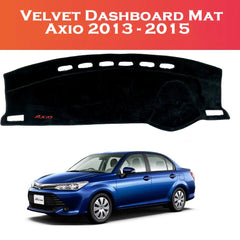 Toyota Axio 2013–2015 Model Non Slip Dashboard Velvet Matt In Premium Quality