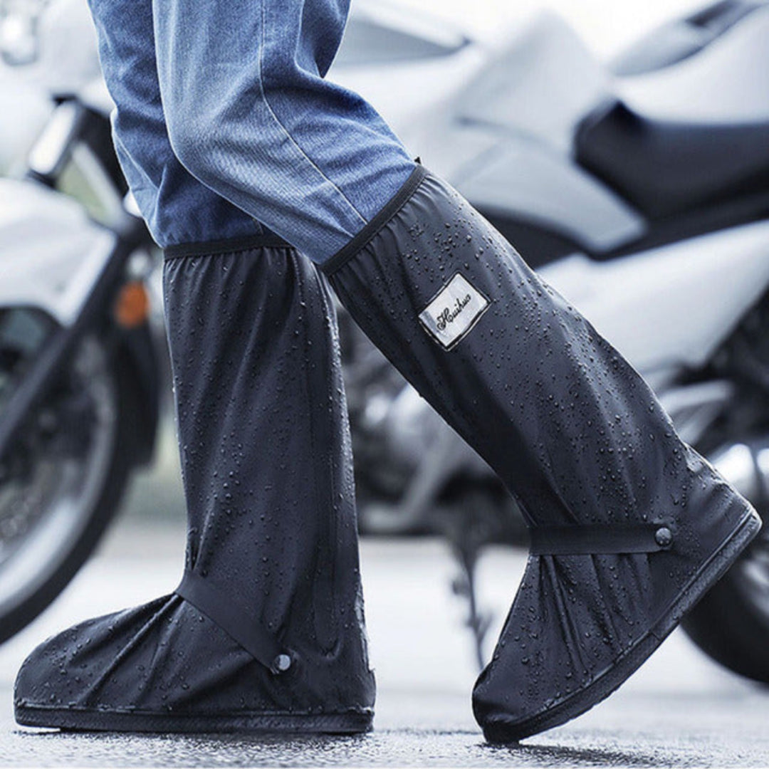 Bundle of Rain Suit & Rain Shoes Waterproof Shoes Cover with Rain Suit