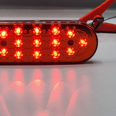 Universal 3rd Brake Lamp F10 Style Oval 15 LED Tail Light 1 Pcs