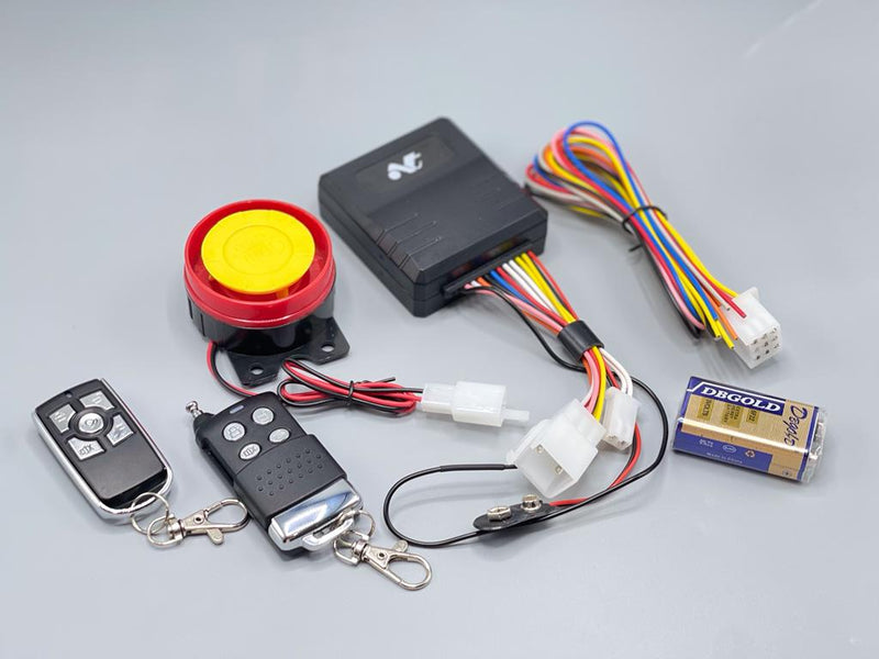 Universal Motorcycle - Bike Security Alarm System With Battery