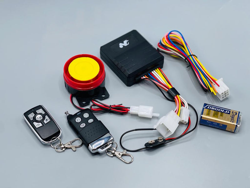 Universal Motorcycle - Bike Security Alarm System With Battery