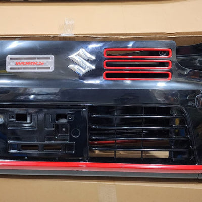 Suzuki Alto VXR 660cc Black / Red Turbo RS Style Front Back Bumper