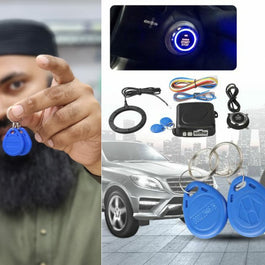 Push Start System Auto Car Keyless Entry Engine Without Remote Control Smart System