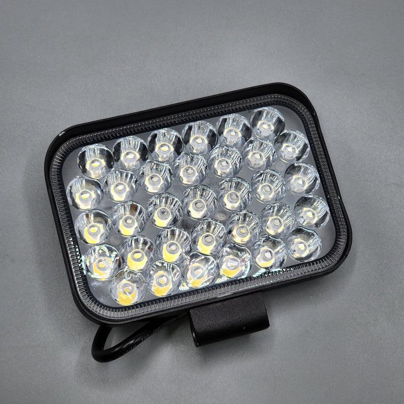34 SMD Square Light White Lamp 40 W For Jeep - Car - Bike 1 Pc