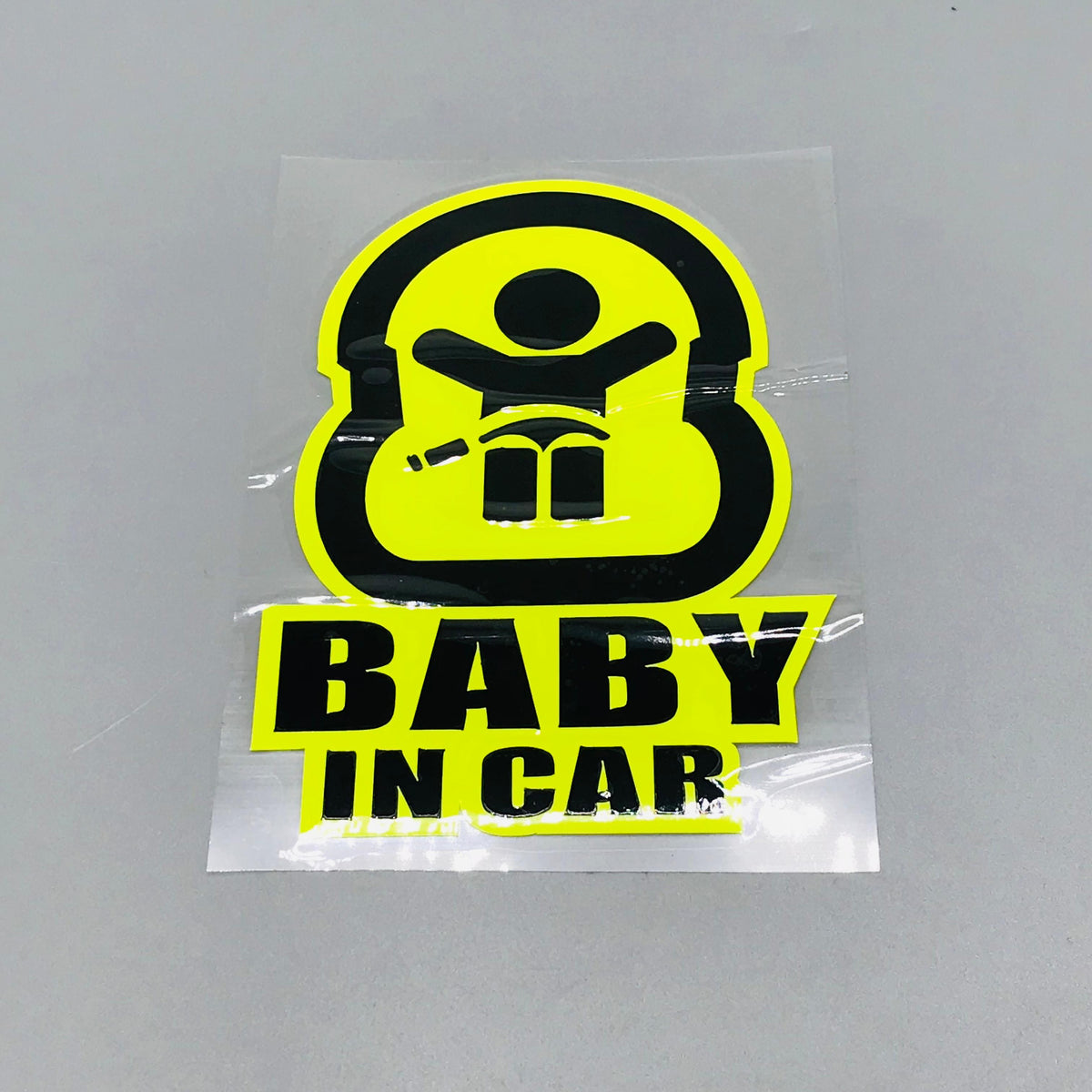 Premium Quality Custom Sticker Sheet For Car & Bike Embossed Style BABY IN CAR