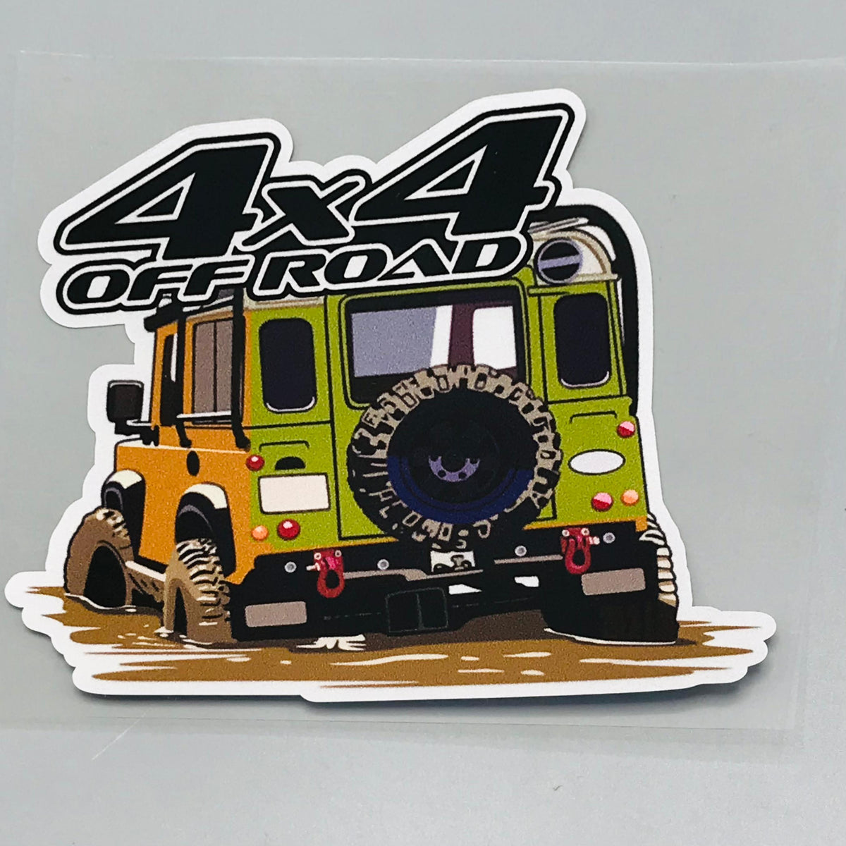 Premium Quality Custom Sticker Sheet For Car & Bike Embossed Style 4X4 OFF ROAD